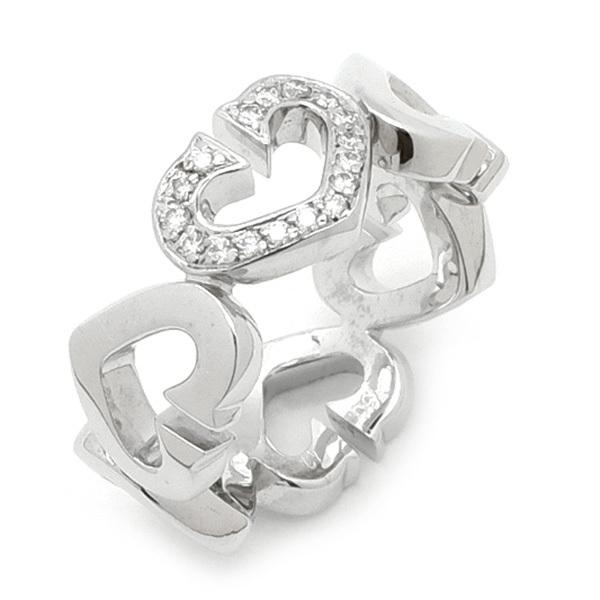 カルティエ Cartier リング 指輪 Cハート ダイヤリング ホワイトゴールド K18wg ダイヤモンド 中古 Houbidou 心斎橋店 通販 Yahoo ショッピング
