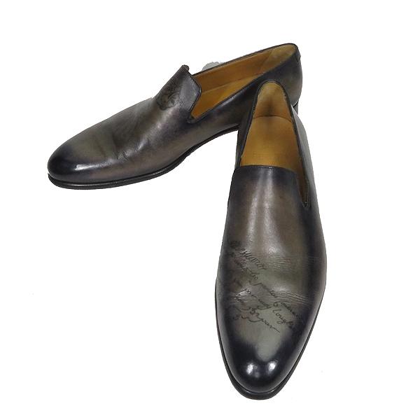 ベルルッティ Berluti ローファー ブラック系グラデーション レザー 中古 Houbidou 心斎橋店 通販 Yahoo ショッピング