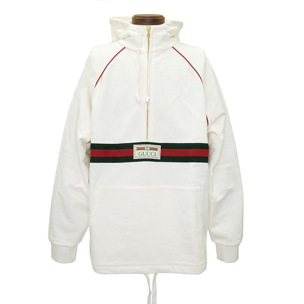 GUCCI パーカー　スウェット　トレーナー　グッチ　ラベル付きジャケット ベビー〕GUCCI ラベル付き コットン ジャケット ・レッド | GUCCI公式