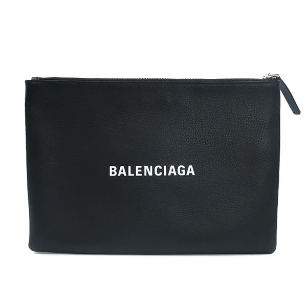 バレンシアガ BALENCIAGA クラッチバッグ エブリデイ ロゴ クリップ M  