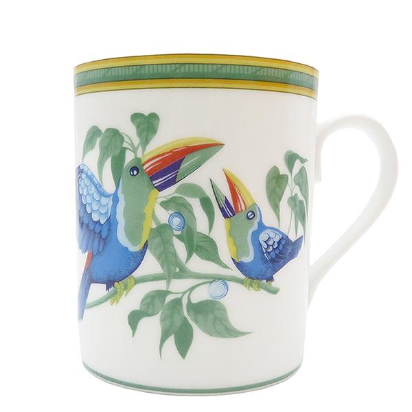 HERMES エルメス マグカップ トゥカン 鳥 シングル マルチカラー HERMES エルメス マグカップ トゥカン 鳥 シングル マルチカラー