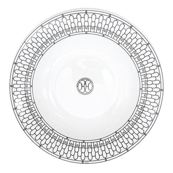 エルメス 食器 H DECO アッシュデコ 大皿 プレート 29.5cm ブラックX