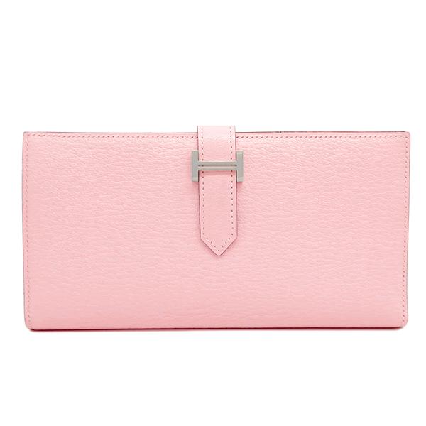 エルメス 長財布 ベアンスフレ ローズサクラ シェーブル Z刻印(2021年製) 二つ折り財布 新品 未使用 【セール 登場から人気沸騰】 ご専用☆HERMES エルメス ベアンスフレ ローズサクラ シェーブル 長財布 折り財布