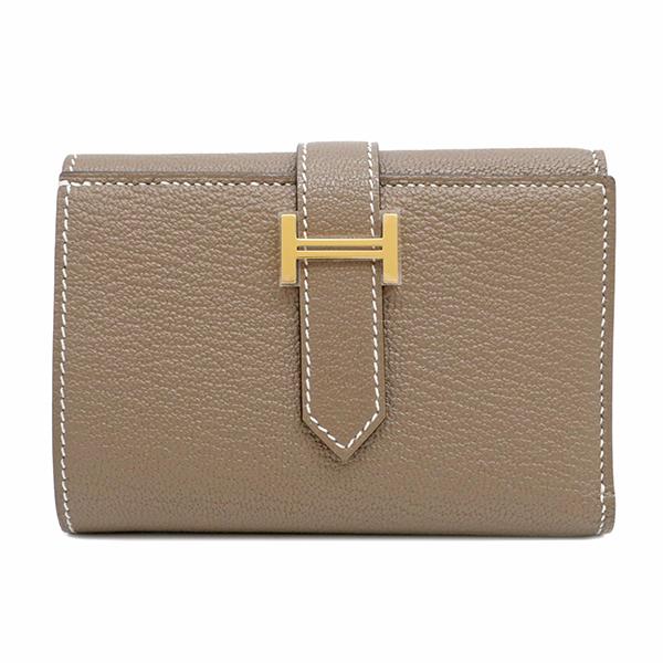 HERMES（エルメス） 三つ折り財布 ベアン コンビネ エトゥープ
