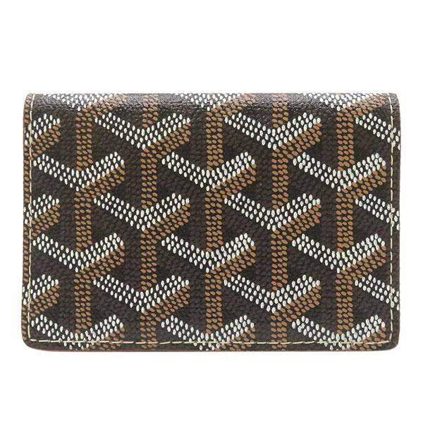 ゴヤール GOYARD 手帳カバー ヘリンボーン ブラウン