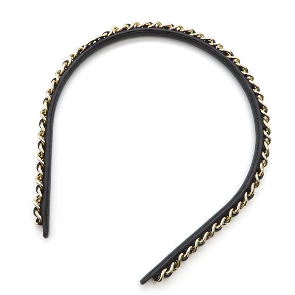 CHANEL シャネル ヘアアクセサリー チェーン カチューシャ CHANEL シャネル ヘアアクセサリー チェーン カチューシャ