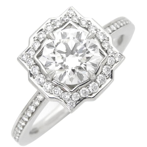 ま*さ ハリー・ウィンストン☆エンゲージリング クラシック・ダイヤモンド・エンゲージメントリング｜ハリー・ウィンストン