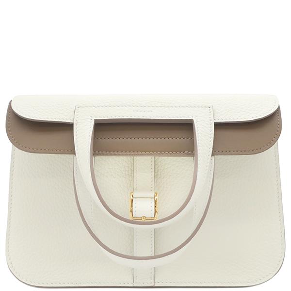 エルメス HERMES アルザン25 ヴェルソ U刻 マッシュルーム/ベージュドゥワイマール シルバー金具 トリヨンクレマンス レディース ショルダーバッグ HERMES - エルメス HERMES アルザン25 ヴェルソ U刻 マッシュルーム