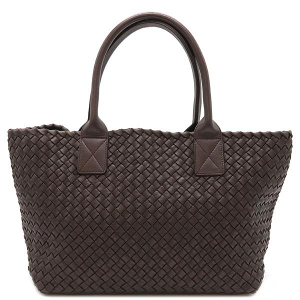 ボッテガヴェネタ トートバッグ イントレチャート カバ PM ブラウン  