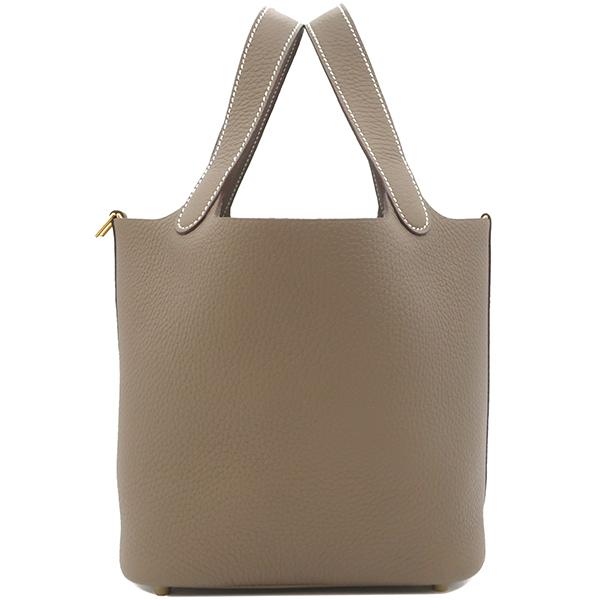 HERMES エルメス ハンドバッグ ピコタンロックPM エトゥープ トリヨン 