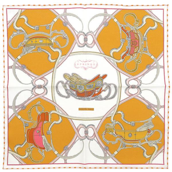 HERMES（エルメス） スカーフ ガヴロッシュ45 カレ45 シルク ホワイト