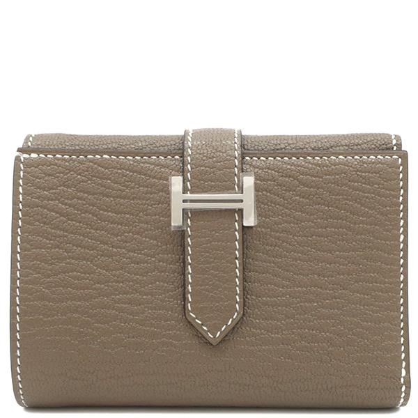 HERMES（エルメス） 三つ折り財布 ベアン コンビネ エトゥープ 