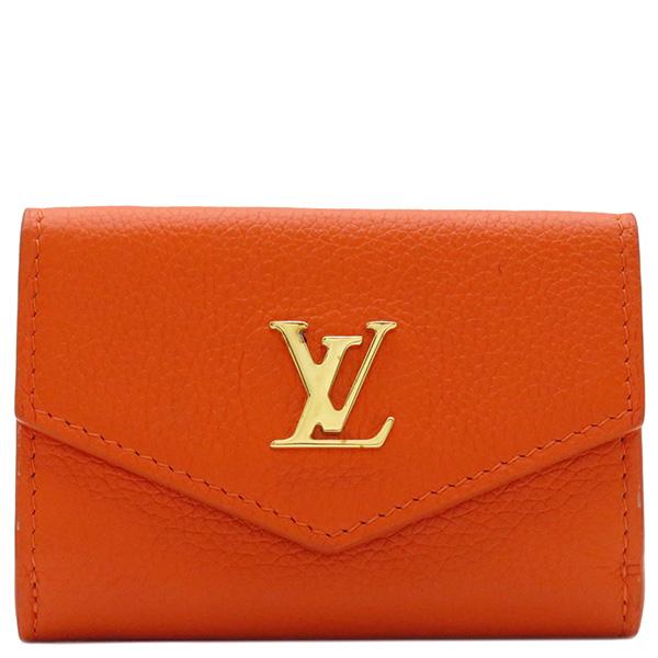 ルイヴィトン 三つ折り財布 ポルトフォイユ ロックミニ Tonic Orange  