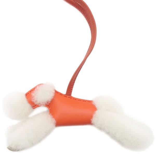 エルメス バディ オレンジ ポピー バッグ チャーム U刻印(2022年) エルメス バディ オレンジ ポピー バッグ チャーム U刻印(2022年)