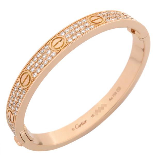 Cartierカルティエブレスレットラブブレス LOVE BRACELETダイヤ LOVE（Cartier） カルティエ ブレスレット LOVE ラブブレス パヴェ