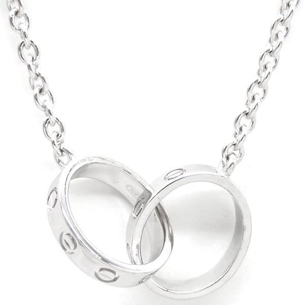 Cartier ホワイトゴールド loveネックレス カルティエB7212500 ラブ ネックレス[B7212500] LOVE NECKLACE | カルティエ 新品