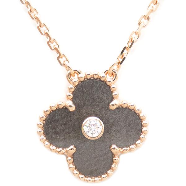 早い者勝ち★上品なアルハンブラペンダント★ ヴィンテージ アルハンブラ ペンダント 18K ホワイトゴールド