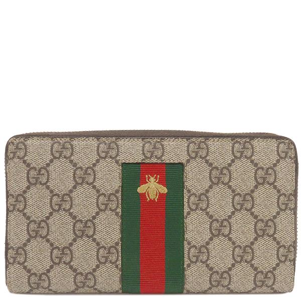 GUCCI グッチ 長財布 BEE ビー ジップアラウンドウォレット