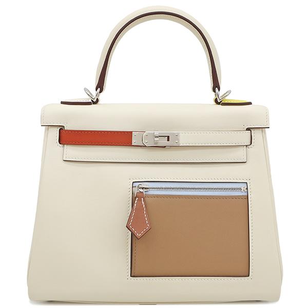 Kelly エルメス 2WAYバッグ ケリー25 カラーマティック マルチカラー