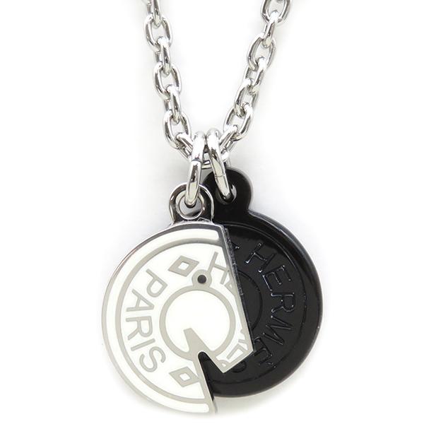 HERMES（エルメス） ネックレス セリエ クレ×ブラック バッファロー