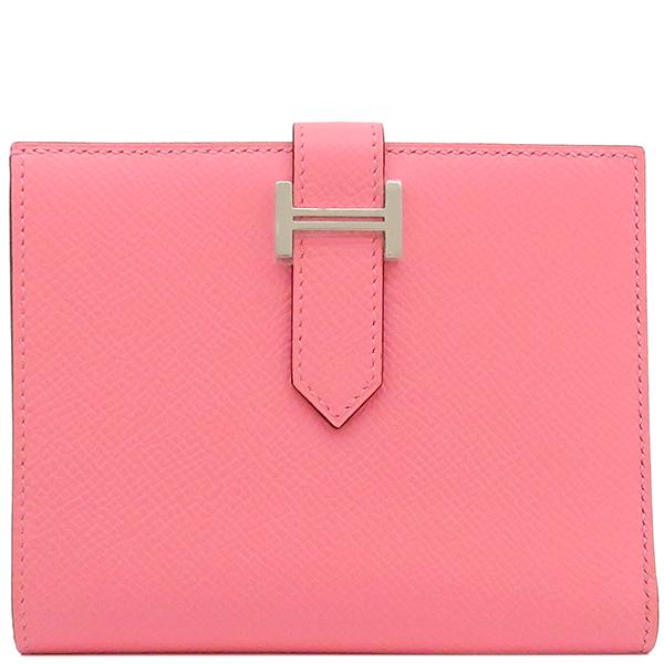 HERMES エルメス 二つ折り財布 ベアンコンパクト ローズ HERMES エルメス 二つ折り財布 ベアンコンパクト ローズ