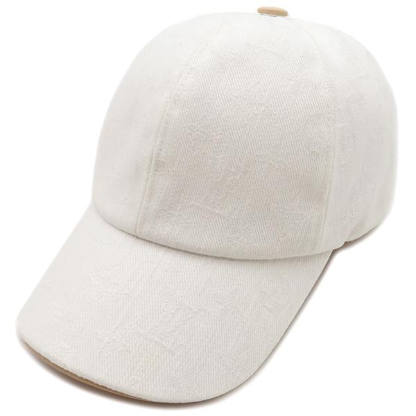 LOUIS VUITTON ルイヴィトン キャップ M77537 帽子 白 デニム