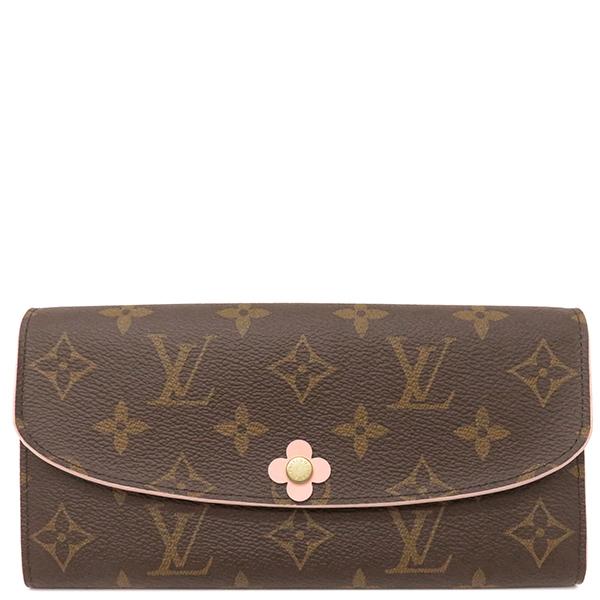 LOUIS VUITTON ルイヴィトン 長財布 M64202 フラワーチャーム 二つ折り 