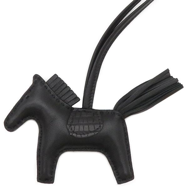 HERMES エルメス バッグチャーム ロデオPM タッチ クロコ アリゲーター 