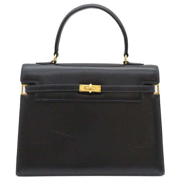 モラビトスカラ28オーストリッチカナデハンドバッグブラック黒