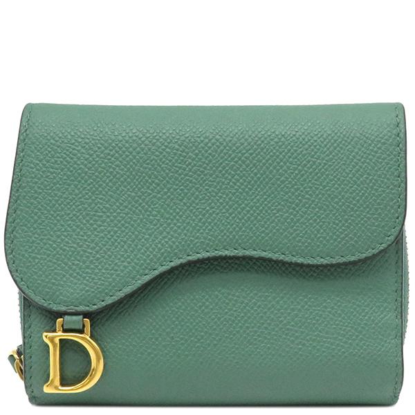 Christian Dior クリスチャン・ディオール 三つ折り財布 サドル Christian Dior クリスチャン・ディオール 三つ折り財布 サドル