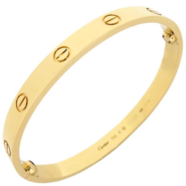 カ‍ル‍テ‍ィ‍エ LOVE ラブブレス 17 ブレスレット 楽天市場】【仕上済】カルティエ ラブブレス #17 新型 PG ダイヤ