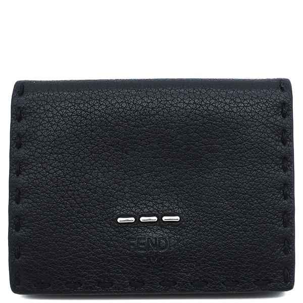 FENDI（フェンディ） 三つ折り財布 セレリア ミニ ウォレット レザー