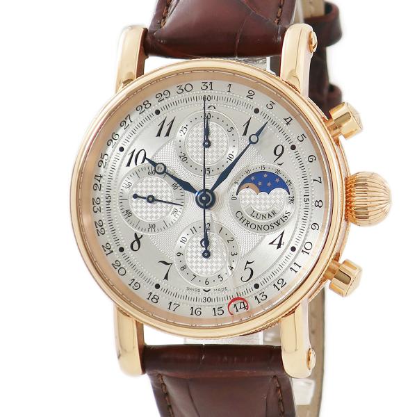 クロノスイス ルナクロノ CHRONOSWISS 【3年保証】 クロノスイス ルナ クロノグラフ CH-7541LR