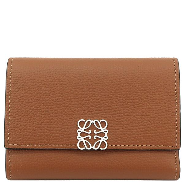 LOEWE（ロエベ） 三つ折り財布 アナグラム バーティカル ウォレット