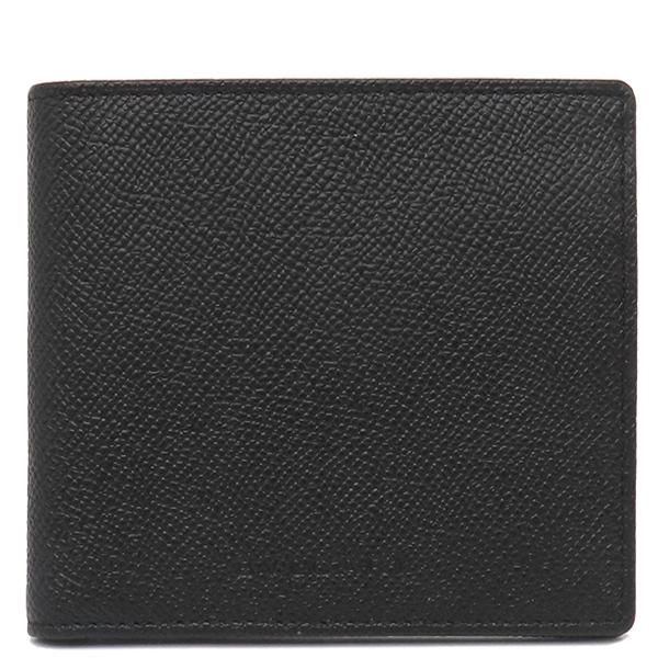 ブルガリ 二つ折り財布 コンパクト ウォレット グレインレザー  