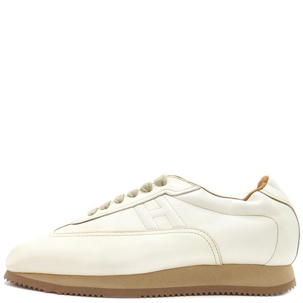 HERMES エルメス スニーカー クイック QUICK レザー ホワイト
