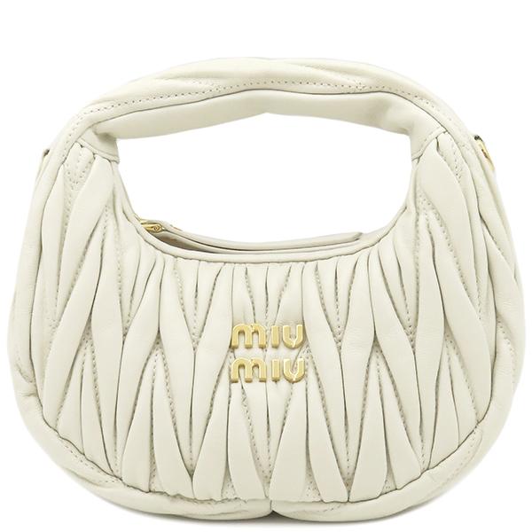 miu ミュウミュウ 2WAYバッグ ワンダー マテラッセレザー miu ミュウミュウ 2WAYバッグ ワンダー マテラッセレザー