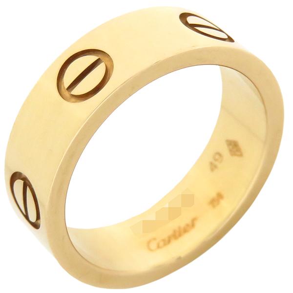 LOVE（Cartier） カルティエ リング 指輪 ラブリング K18YG ゴールド