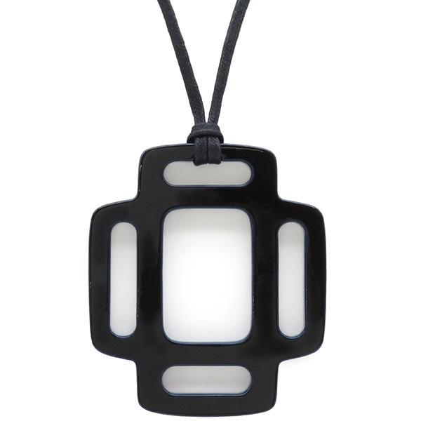 HERMES エルメス ネックレス リズム ペンダント バッファローホーン  