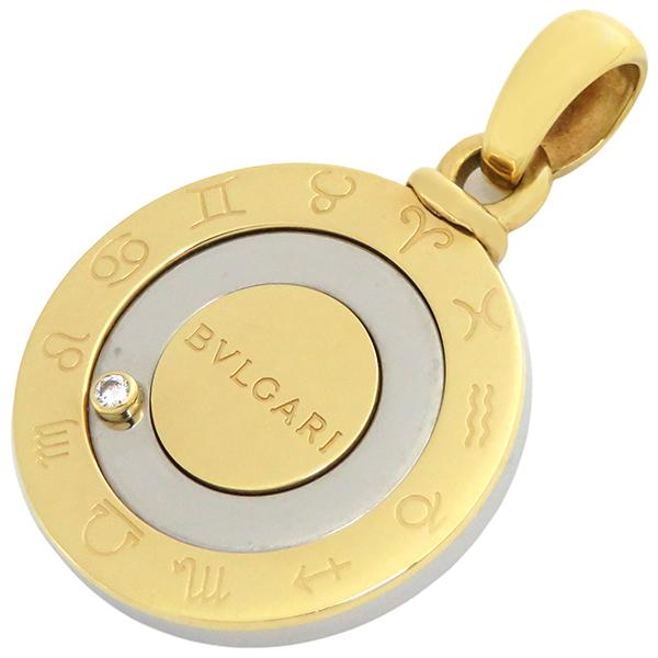 ブルガリ ペンダントトップ ホロスコープ 天秤座 K18YG/SS BVLGARI - ブルガリ K18YG/SS ペンダントトップ ホロスコープ