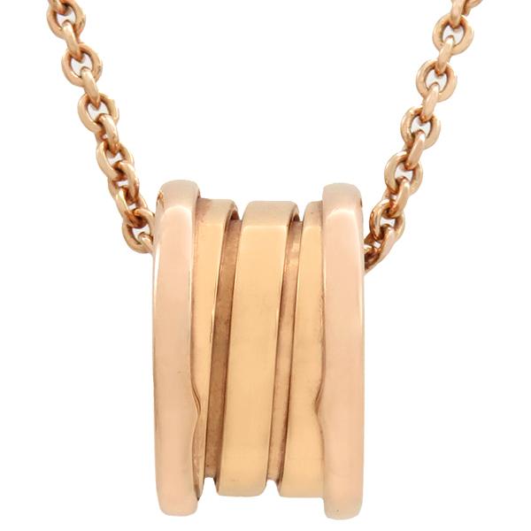 ビー・ゼロワン ブルガリ ネックレス ビーゼロワン K18PG ゴールド B  