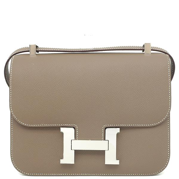エルメス HERMES コンスタンス24 ミロワール ショルダーバッグ バッグ レザー ヴォーエプソン ヴォーエプソン レディース ブラック系 【中古】 HERMES - エルメス HERMES コンスタンス24 ミロワール ショルダー