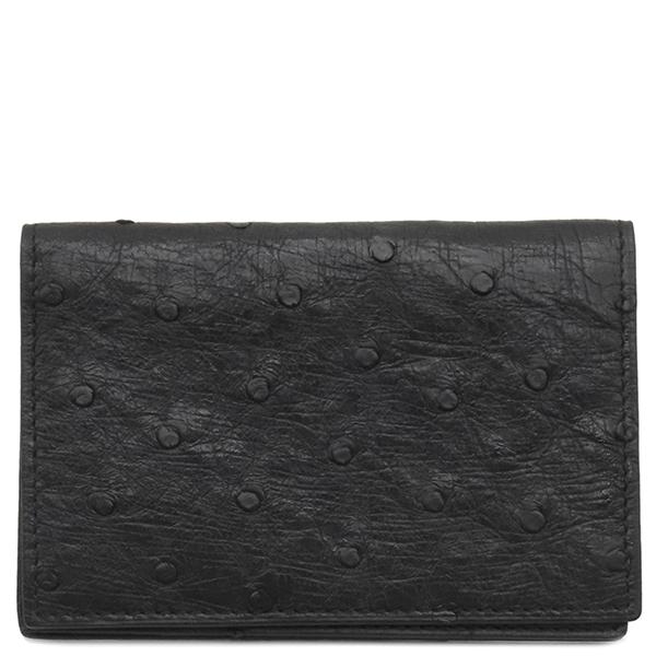 ダンヒル 名刺入れ カードケース オーストリッチ ブラック カード入れ  