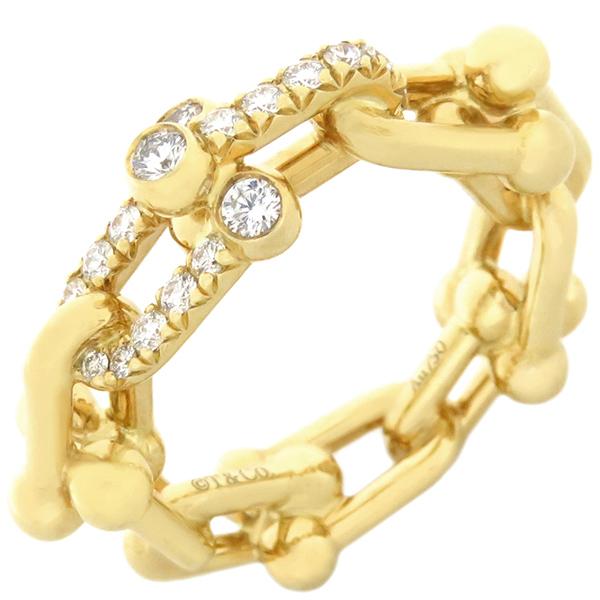 U*n様 美品　TIFFANY　ハードウェア　スモールリンク　18インチ TIFFANY&Co. ティファニー リング 指輪 ハードウェア スモール