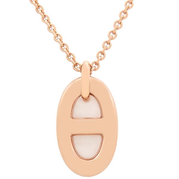 HERMES エルメス ネックレス ファランドール ペンダント K18PG