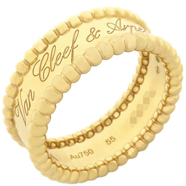 ヴァンクリーフ&アーペル 18ktWG アンフィニシニアチュールリング 15号