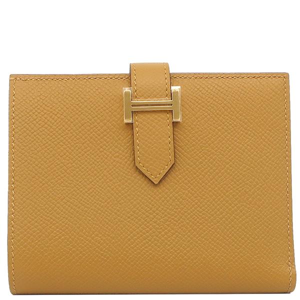 HERMES（エルメス） 二つ折り財布 ベアンコンパクト ヴォーエプソン