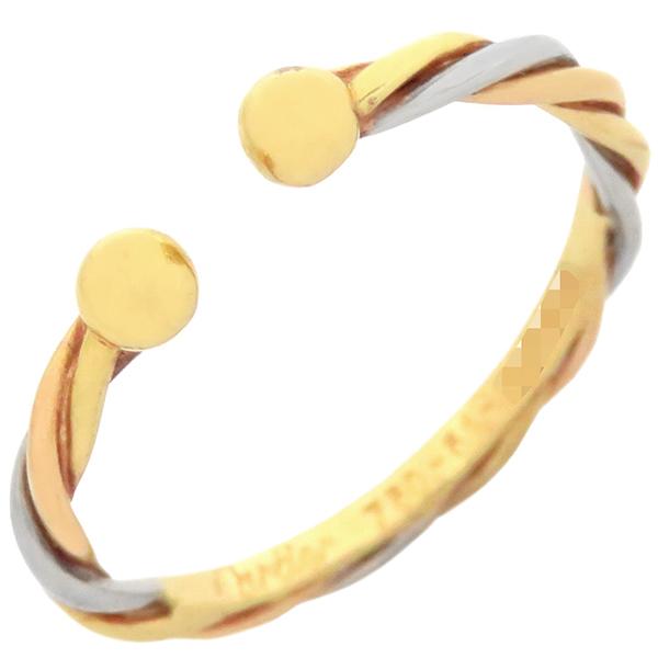 Cartier（カルティエ） リング 指輪 スリーカラー ツイストリング