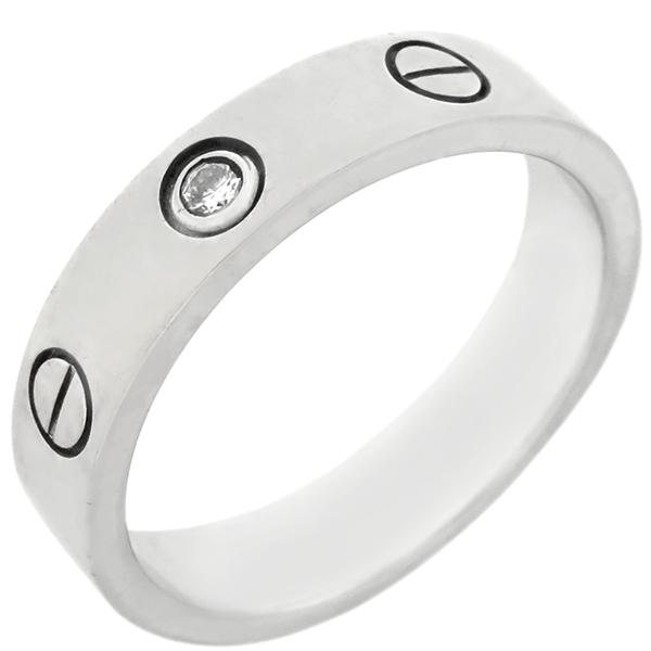 LOVE（Cartier） カルティエ リング 指輪 ミニラブリング 1Pダイヤ