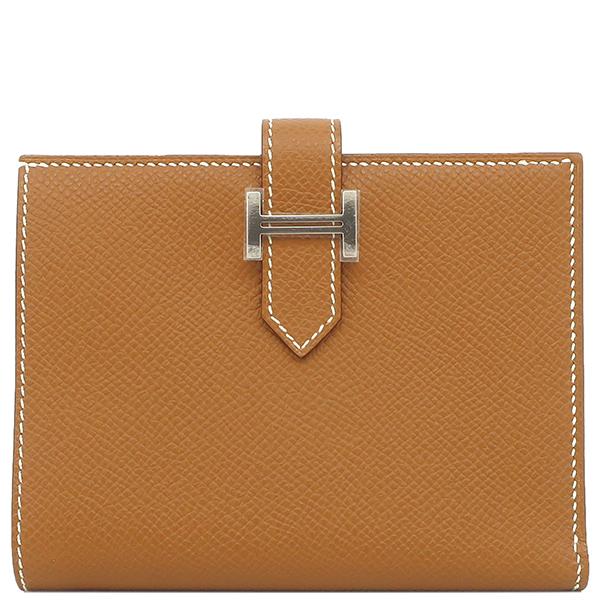 HERMES エルメス 二つ折り財布 ベアンコンパクト ヴォーエプソン 